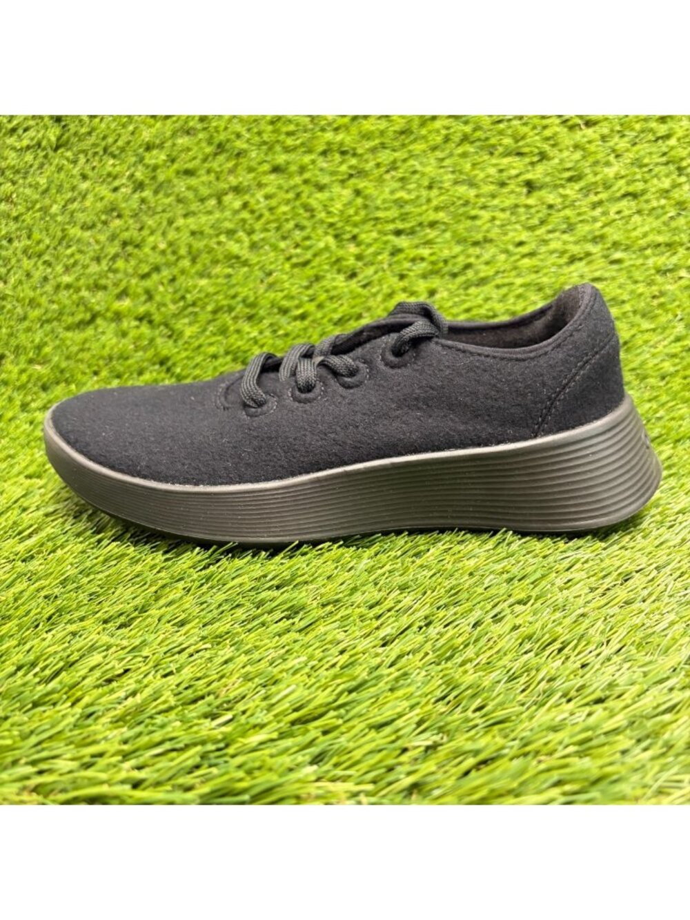 Allbirds Wool Runner 2 Womens Size 6.5 Black Athletic Running Shoes Sneakers
